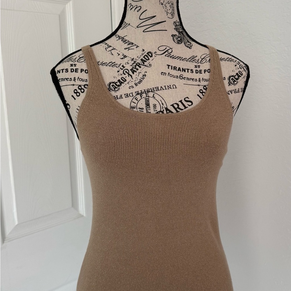 Banana Republic Brown Ribbed Tank Top
